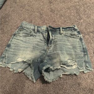 Denim Distressed Women's Shorts